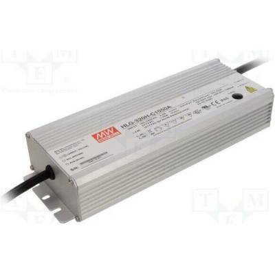 MEAN WELL HLG-320H-C1050A Napájecí zdroj: spínaný; LED; 320W; 152÷305VDC; 525÷1050mA; IP65