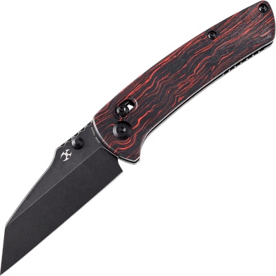 ! Kansept Main Street Black Stonewashed 154CM 0.126''3.2mm Black and red G-Mascus T1015V5