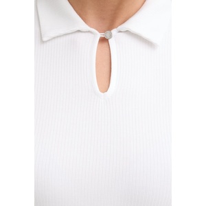 Calvin Klein тениска с яка дамска с модал (LV044G220G)