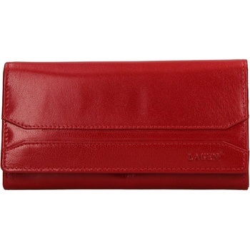 Lagen dámska peňaženka kožená W 2025 B RED červená