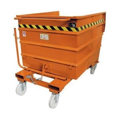 Sall Víceúčelový sklápěcí přívěs z oceli 1070 L Oranžový