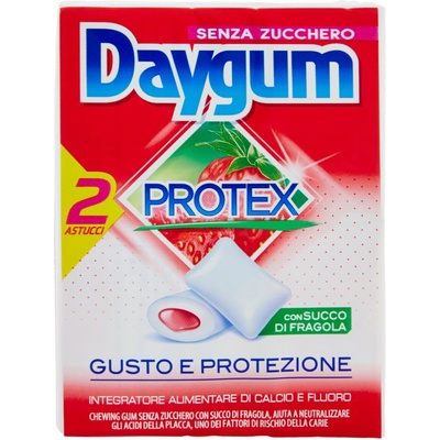 Daygum Protex žuvačky s náplňou jahoda bez cukru 2x30g