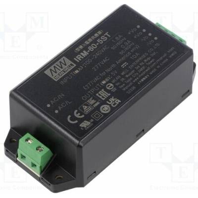 MEAN WELL IRM-60-5ST Napájecí zdroj: spínaný; k vestavbě,modulový; 50W; 5VDC; 10000mA