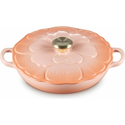 Le Creuset 21964264234450 Hrniec Gourmet kvet 26 cm broskyňový