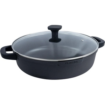 Vin Bouquet Индукционна плитка тенджера Nerthus със стъклен капак - Ø28 x h8 см (VB FIH 1558)