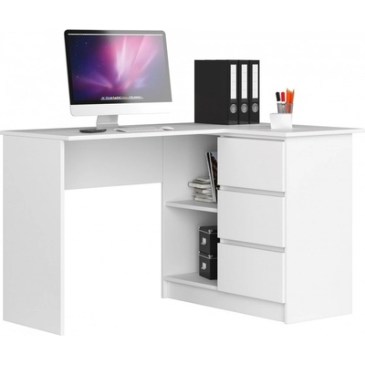 Ak furniture Akord B16 124 cm bílý pravý
