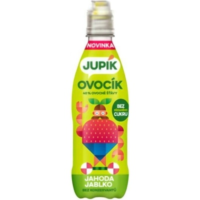 Jupík Ovocík 40% Jahoda 330ml