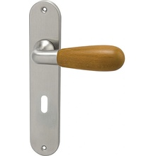 HOLAR WSS 00 štítové PZ 90 mm kľučka/kľučka matný satin/akát