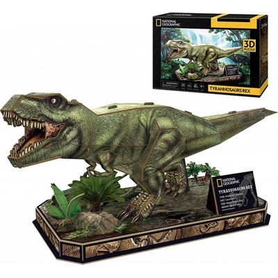 CubicFun 3D puzzle National Geographic: Tyrannosaurus Rex 52 ks