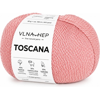 Vlna Hep Příze Toscana 142250 – Korálově růžová