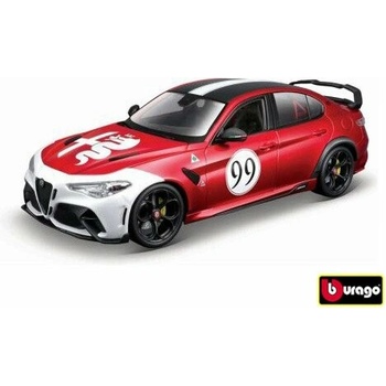 Bburago Plus Alfa Romeo Giulia GTAm Met Red 99 1:18