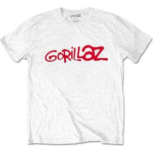 Gorillaz Logo White M Риза (GORTS10MW02)