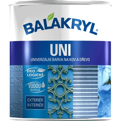 Balakryl UNI MAT, Čierny (0199), 9 kg