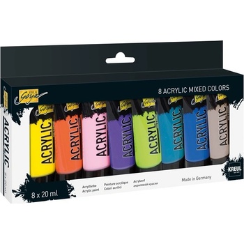 Kreul Solo Goya Akrylové farby mixed set 8 x 20 ml
