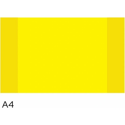 LUMA Obal na sešity A4 10 ks neon žlutý