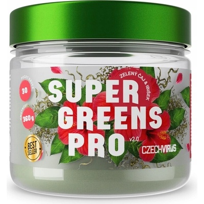 Super Greens PRO V2.0 zelený čaj ibištek 360 g