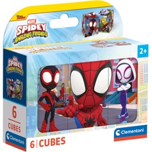 CLEMENTONI Obrázkové kostky Spidey a jeho úžasní přátelé, 6 kostek
