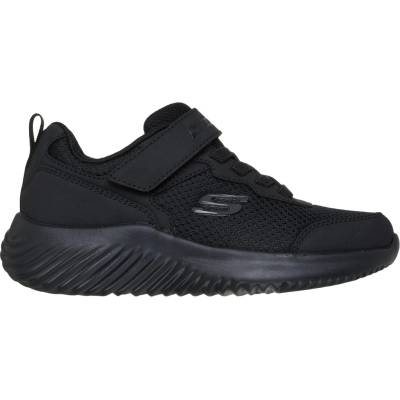 Skechers detská voľnočasová obuv Bounder Techrox čierna tmavo sivá
