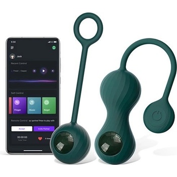 Magic Motion - Crystal Duo Smart Kegel Vibrator with Weight Set