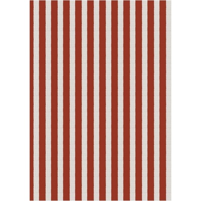 Ib Laursen Balicí papír Red Stripes – 5 m, červená barva, papír – Zboží Dáma