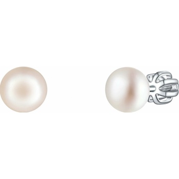 Olivie strieborné náušnice PERLY 7981