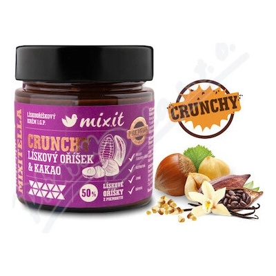 Mixit Crunchy Lieskový oriešok & kakao 200 g