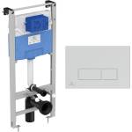 Ideal Standard Комплект тоалетно казанче с рамка Ideal Standard ProSys и клапа Oleas M2, гланцов хром (R020467+R0121AA)
