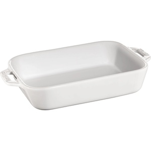 Staub Тавичка за печене 20 x 15 см, бяла, керамика, Staub (ST405111440)