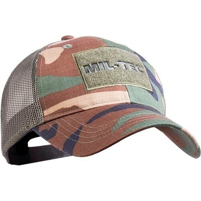 MIL-TEC baseball TRUCKER se síťkou WOODLAND 12318520