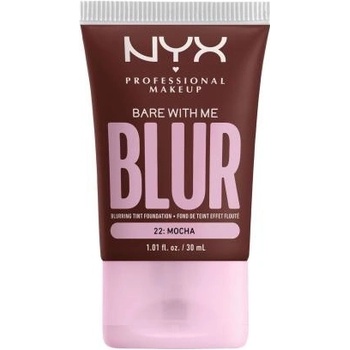 NYX Professional Makeup Bare With Me Blur Tint Foundation Zmatňujúci make-up so stredným krytím 22 mocha 30 ml