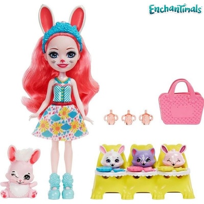 Mattel Enchantimals Baby Best Friends a miminka Bree Bunny & Twist