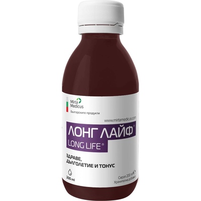 Мирта Медикус Лонг Лайф Сироп, 200 ml, Мирта Медикус