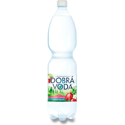 Dobrá voda jemně perlivá Lesní jahoda 6 x 1,5 l