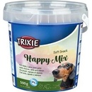 Maškrty pre psov Trixie Soft Snack Happy MIX kura, jahňacina, losos 500g