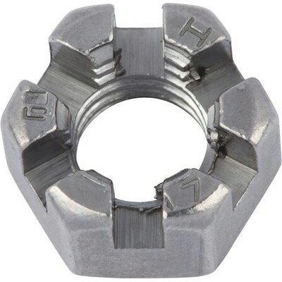 DIN 937 16x1.5 ZN matica korunková nízka-biely zinok