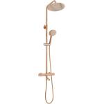 Rea Термостатична душ колона Rea Lungo с гланцово покритие Rose Gold (5902557377824)