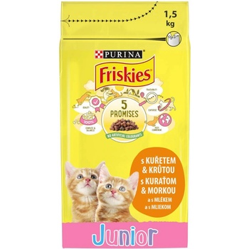 FRISKIES Junior kuře se zeleninou a mlékem 1,5 kg