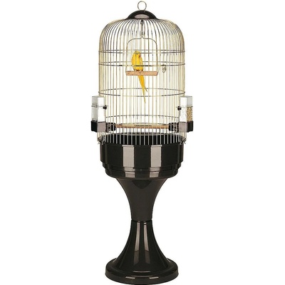 Ferplast - Cage Max 6 Brass + Stand - Клетка за папагали с античен вид , Ø 53 x H 160 см