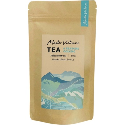 Master Vietnam Prémiový polozelený čaj 4 Season Oolong 50 g