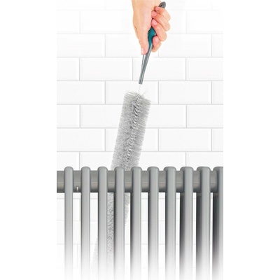 Goodhome Kartáč na radiátor pevný ale flexibilní 50cm zelená rukojeť