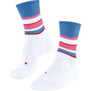 Falke Дамски чорапи за бягане Falke Women's Falke RU4 Endurance Compression Running socks - White / Blue / Rose - размер 41/42 (EU) (207-1302-0114)