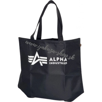 Alpha Industries Shopping bag nákupná taška, čierna