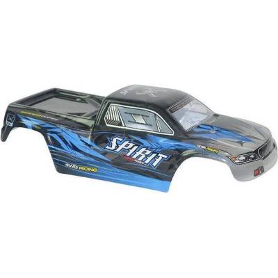 ABSIMA Купе синьо боядисано за 1/16 Монстер Absima PVC Body Monster Truck "SPIRIT" (BLUE) AB35-SJ02 (AB35-SJ02)