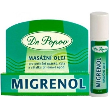 Dr. Popov Migrenol masážní olej roll-on 6 ml