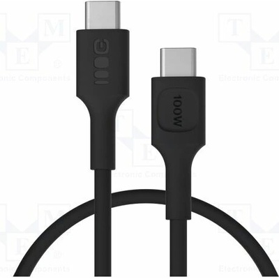 Green Cell KABGC100PF30PB USB 2.0 USB C vidlice z obou stran 0,3m černý