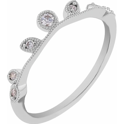 Eppi Eternity prsten s lístky a diamanty Bates R44866