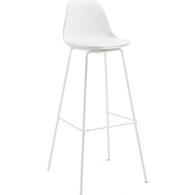 Kave Home Brighter 75 cm bílá koženková