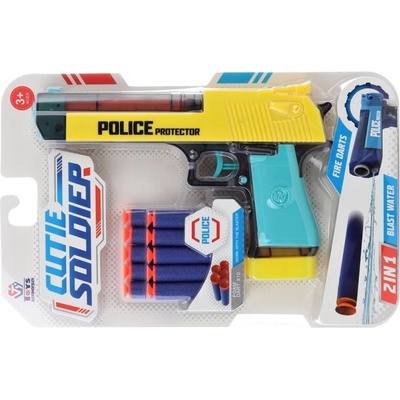 Lamps Pistole na vodu a pěnové náboje Police Protector – Zboží Dáma