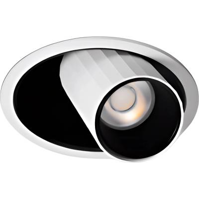 Polaris LED луна за вграждане Dani ВМ | Бяло с черно | 7W | 3000K | Цена 41, 93€ (82, 01 лв) (89)
