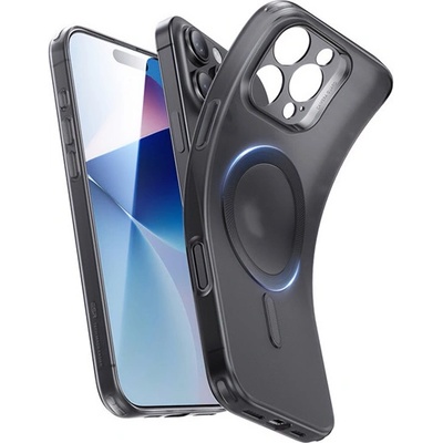 ESR iPhone 16 Pro ESR ZERO HALOLOCK Силиконов удароустойчив протектор за телефон, MagSafe, ЧЕРЕН GP-164290 (GP-164290)